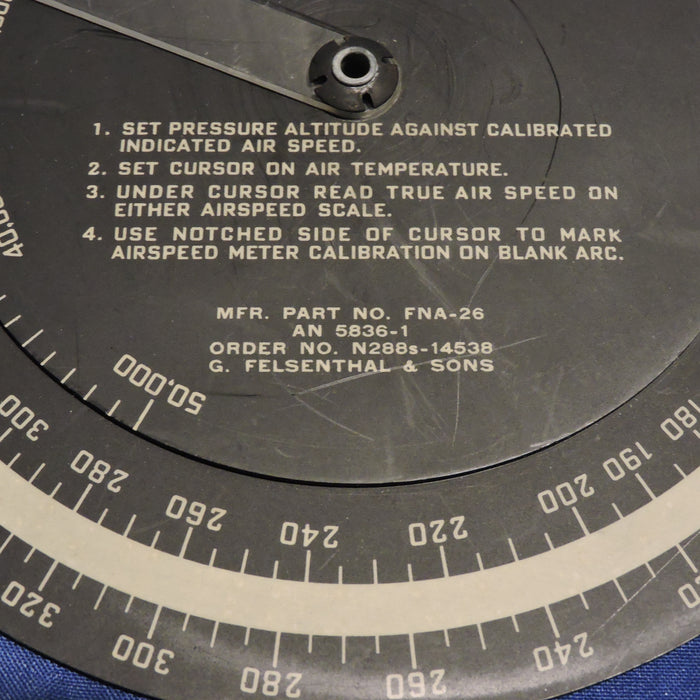 Flight Computer, True Air Speed AN5836-1