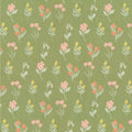 It's A Girl C13324- Floral SAGE by Riley Blake Designs