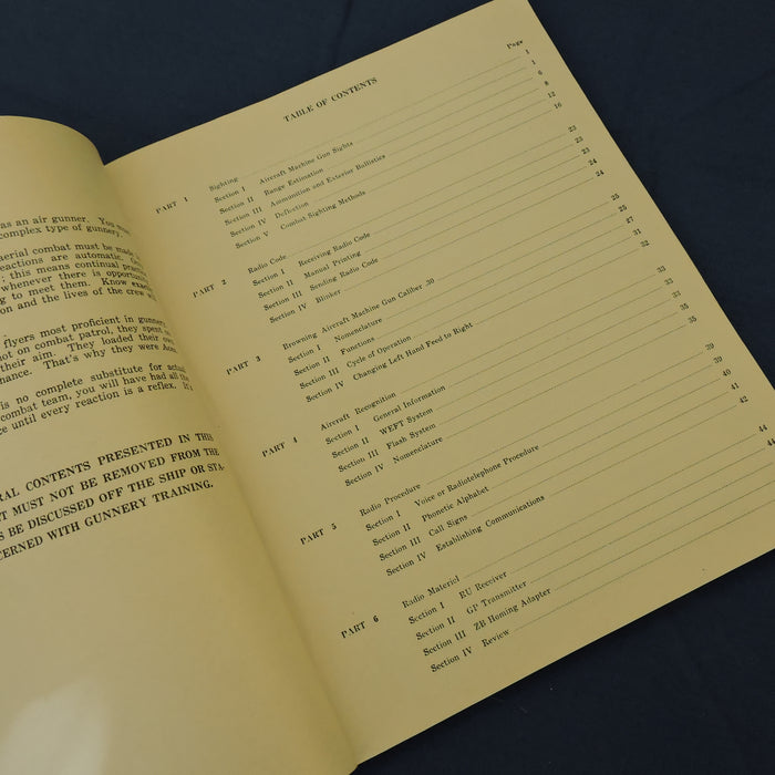 Free Gunner's Manual, USMC Air Defense Group, 1944