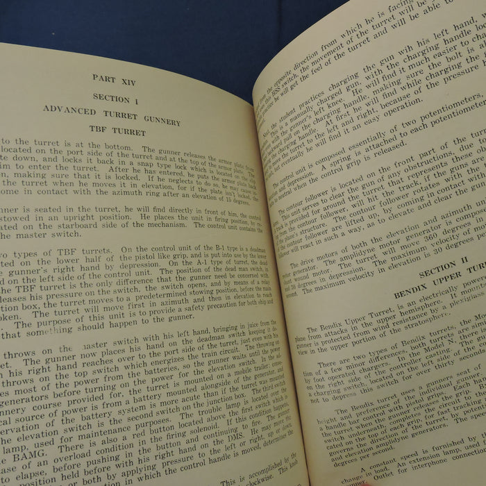 Free Gunner's Manual, USMC Air Defense Group, 1944