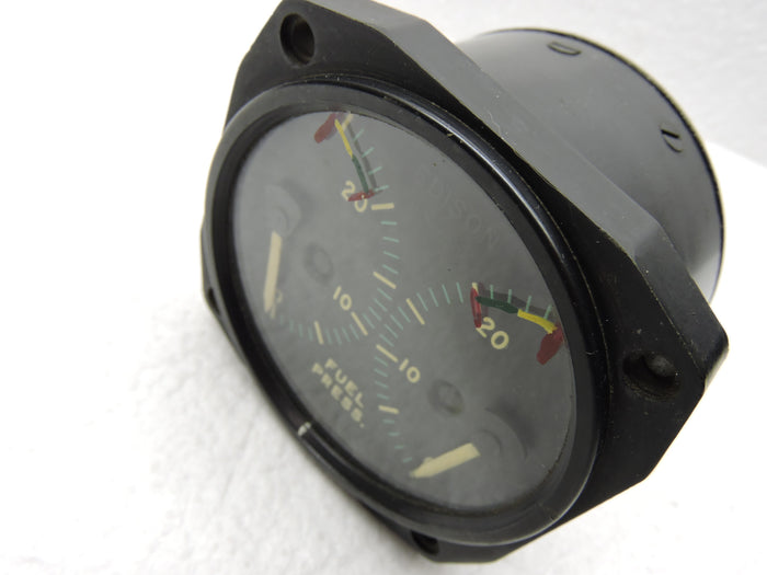 Fuel Pressure Indicator, Dual Engine, 0-25 PSI, AN-5772TIA US Navy
