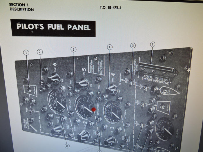 Fuel Quantity Indicator, B-47B Center Main Tank, Minneapolis-Honeywell JG7021A22