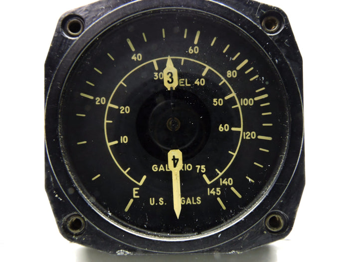 Fuel Quantity Indicator, C-69 Lockheed Constellation, Tanks 3&4,EA155AN-B-3
