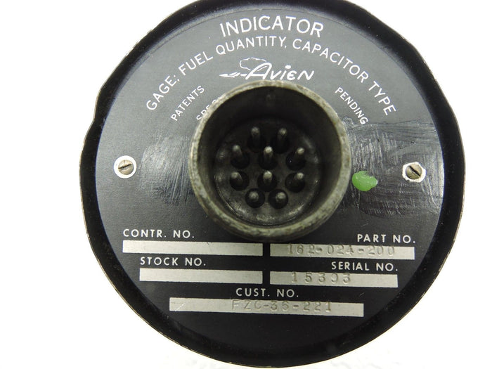 Fuel Quantity Indicator, Outboard Wing Tank, B-36H Peacemaker Bomber