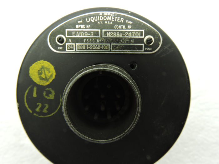 Fuel Quantity Indicator, PV-2 Harpoon, EA109-3 US Navy