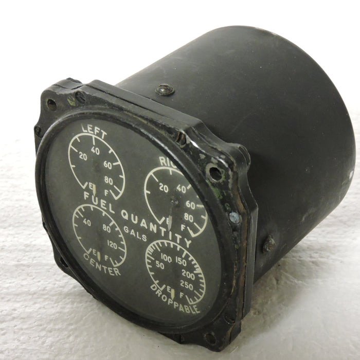 Fuel Quantity Indicator, TBM Avenger, 4 Tank, Liquidometer EA-140-4