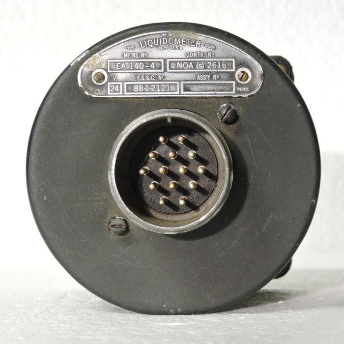 Fuel Quantity Indicator, TBM Avenger, 4 Tank, Liquidometer EA-140-4