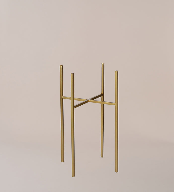 Gold Plant Stand 35cm
