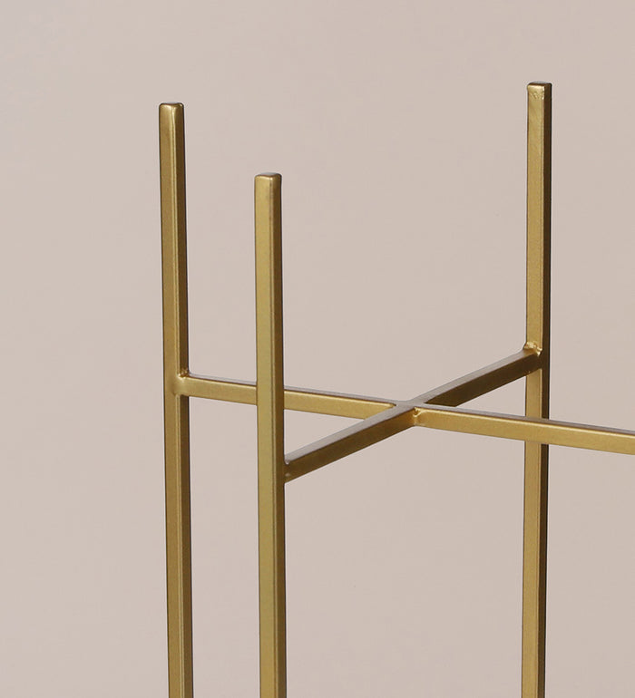 Gold Plant Stand
