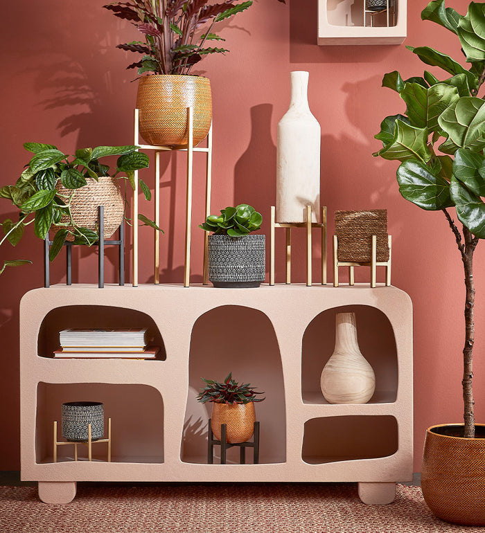 Gold Plant Stand