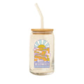 Good Vibrations Glass Can with Lid