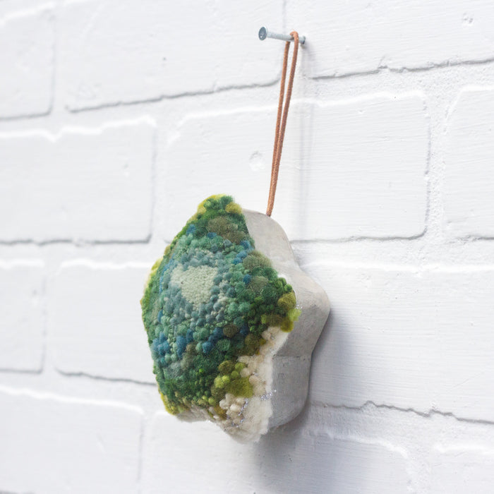 Green Star Puff | Ornament or Everyday Art
