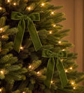 Green Velvet Bows