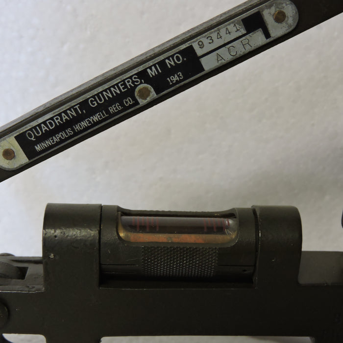 Gunners Quadrant M1 with Case and Technical Manual, 1943