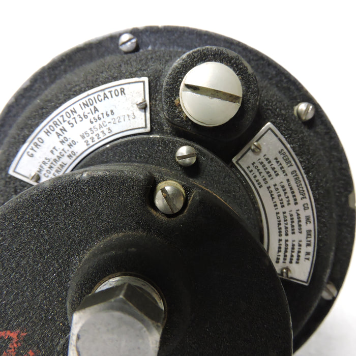 Gyro Horizon Indicator, AN-5736-1, Sperry 656768