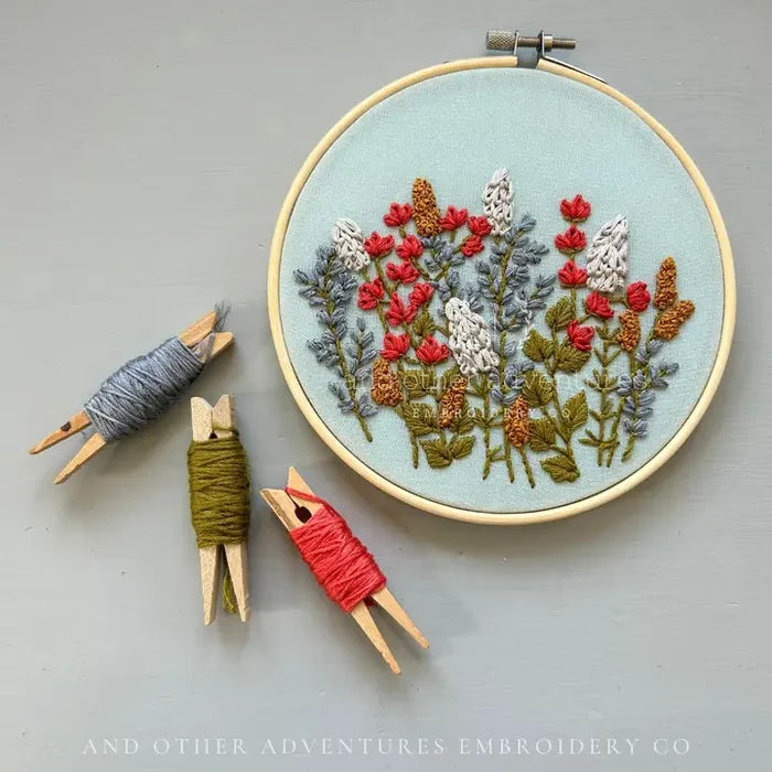 Hand Embroidery Kit -Winslow in Poppy