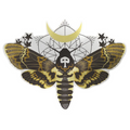 Hawkmoth Matte Mirror Sticker