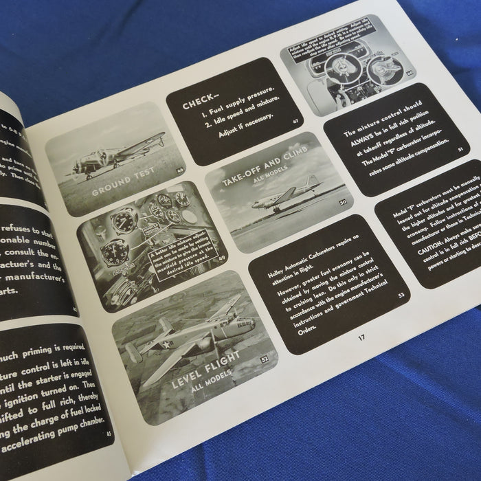 Holley Aircraft Carburetors, Slide Film Review Book April 1943