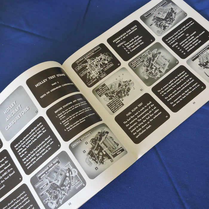 Holley Aircraft Carburetors, Slide Film Review Book April 1943