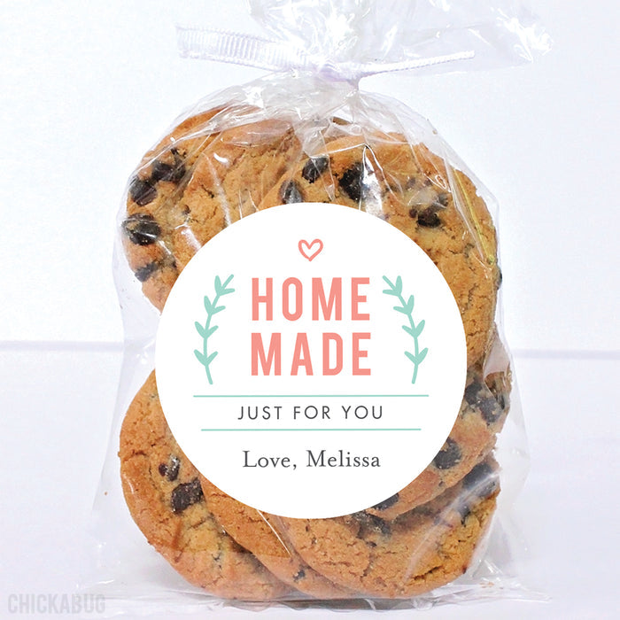 "Home Made Just For You" Stickers