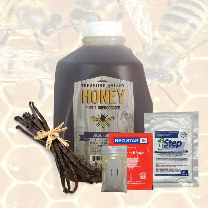 Honey Mead Recipe Refill Kit - One Gallon Vanilla