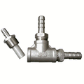Inline Aeration/Oxygenation Diffusion Stone (0.5 Micron) Assembly [Stainless Steel]
