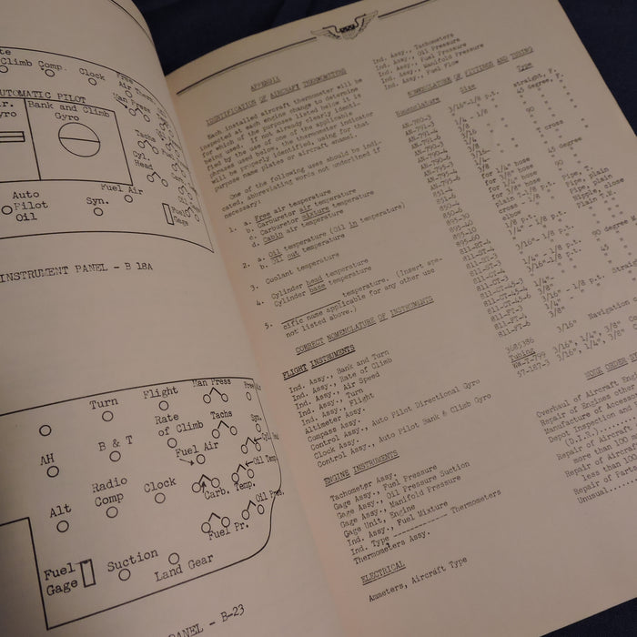 Installation and Maintenance of Aircraft Instruments, Oct 1941