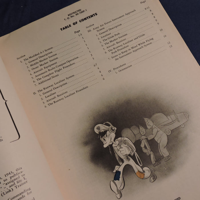 Instrument Flying Manuals, Set of 2, Beam and Instrument Approach System 1943
