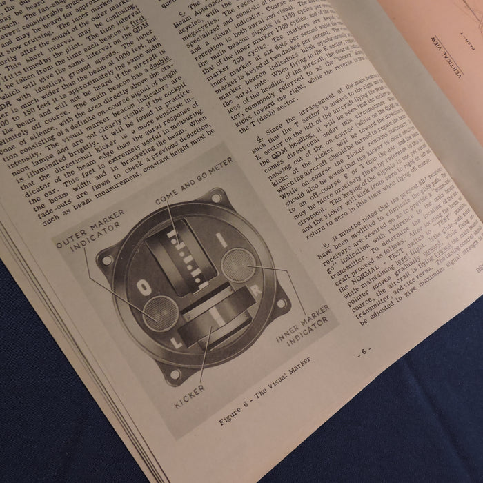 Instrument Flying Manuals, Set of 2, Beam and Instrument Approach System 1943