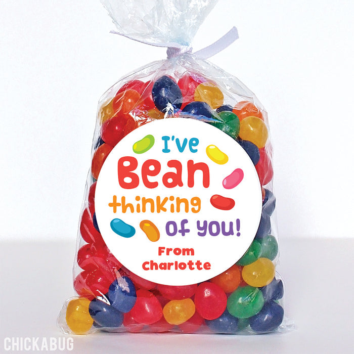 "I've Bean Thinking Of You" Stickers
