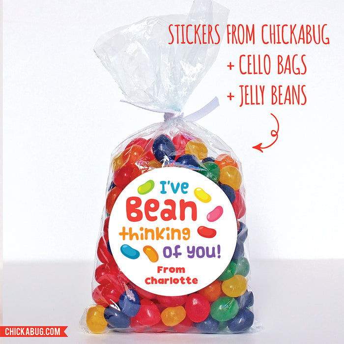 "I've Bean Thinking Of You" Stickers