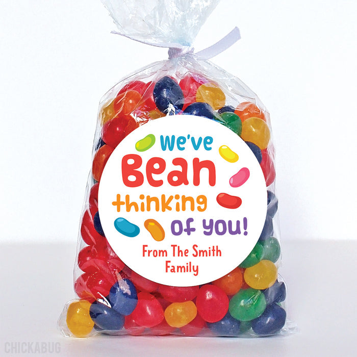 "I've Bean Thinking Of You" Stickers