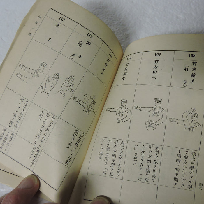 Japanese Navy Handbook of Hand Signals