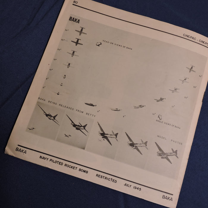 Japanese Operational Aircraft "Know your Enemy!" CINCPAC Bulletin July 1945