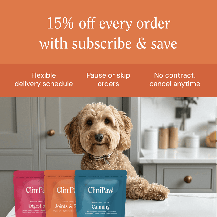 CliniPaw subscribe & save benefits to customers