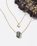Labradorite Luz de Luna Necklace Set