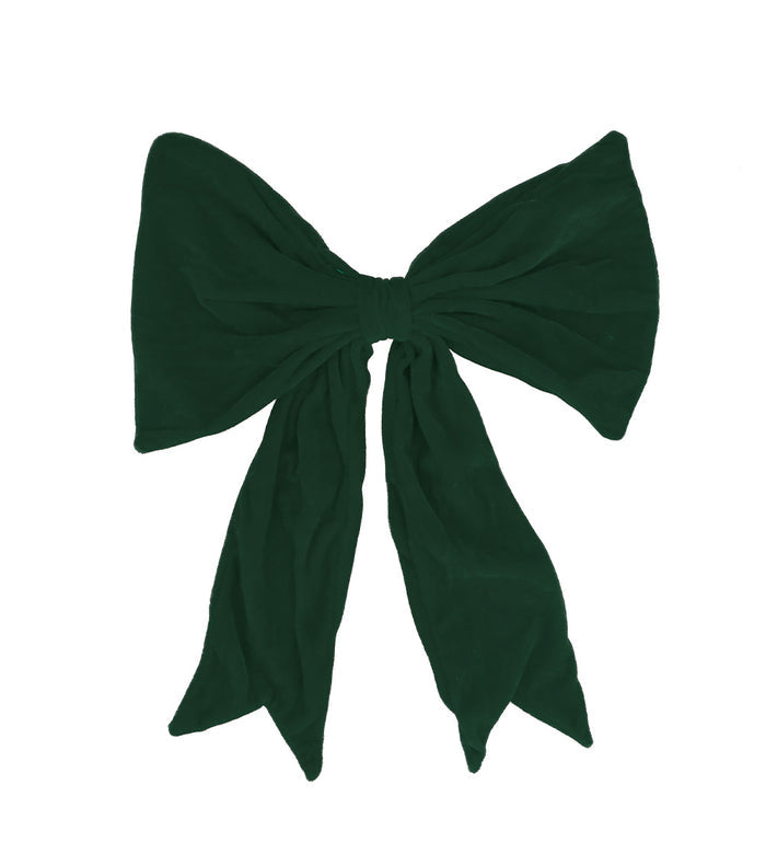 Large green bow