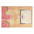 Low Pile- Non-Slip- Educational Kids Rug for Playroom |Basket Features|39.5 x 59 Inches