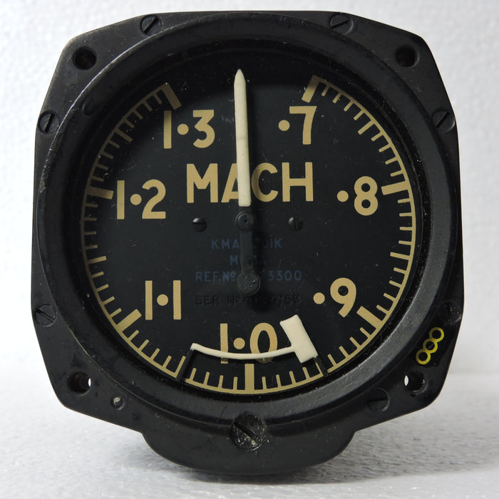 Mach Speed Indicator (Machmeter), Mk 3A, Ref 6A/3300, RAF