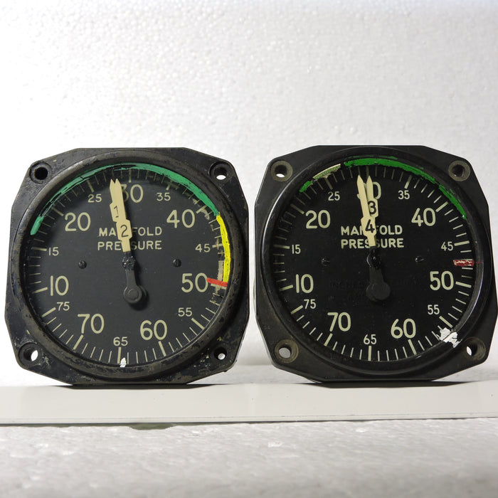 Manifold Pressure, Dual, Set for 4-Engine Aircraft, AN5770-2, D-11