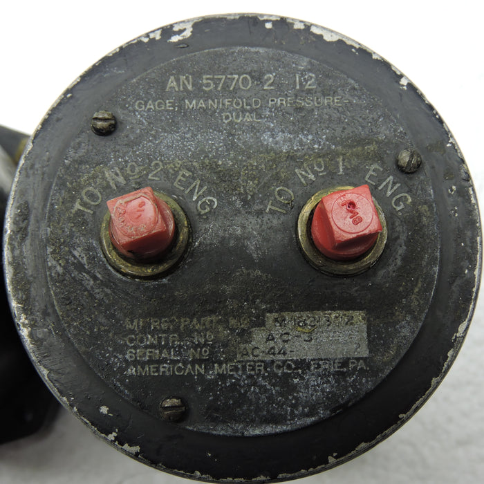 Manifold Pressure, Dual, Set for 4-Engine Aircraft, AN5770-2, D-11
