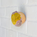 Mini Puff | Chartreuse, Mauve and Taupe