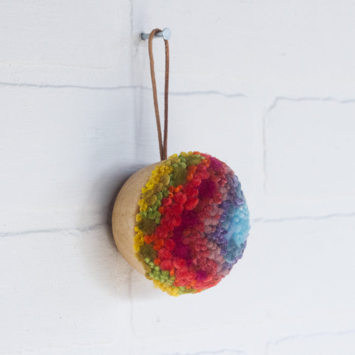 Mini Puff Ornament | Rainbow 2