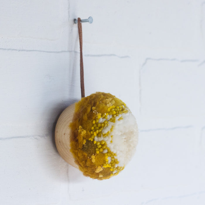 Mini Puff Ornament | Yellow 1
