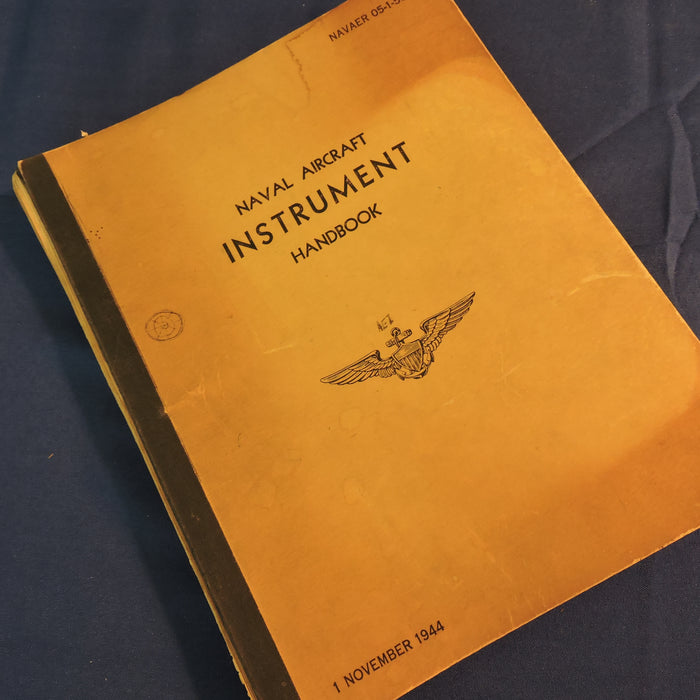 Naval Aircraft Instrument Handbook, NAVAER 05-1-568, 1944