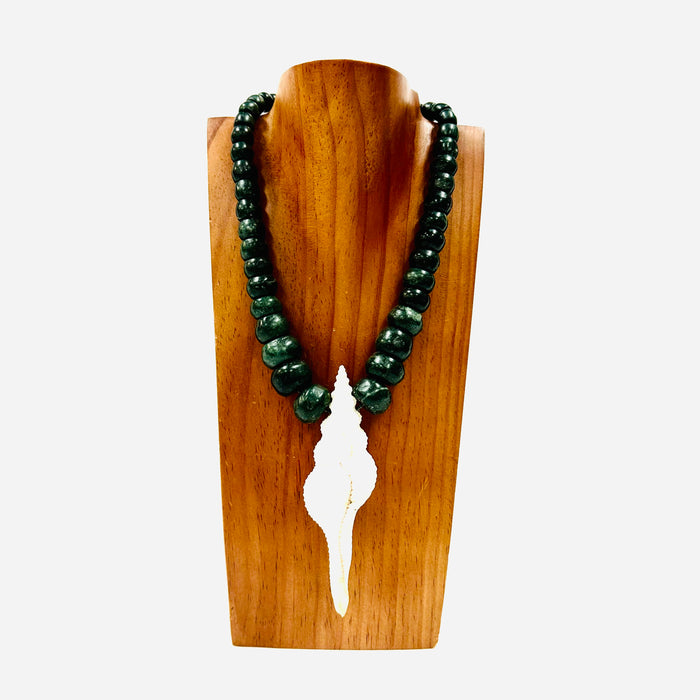 Necklace - Guatamala Jade and Shell 5