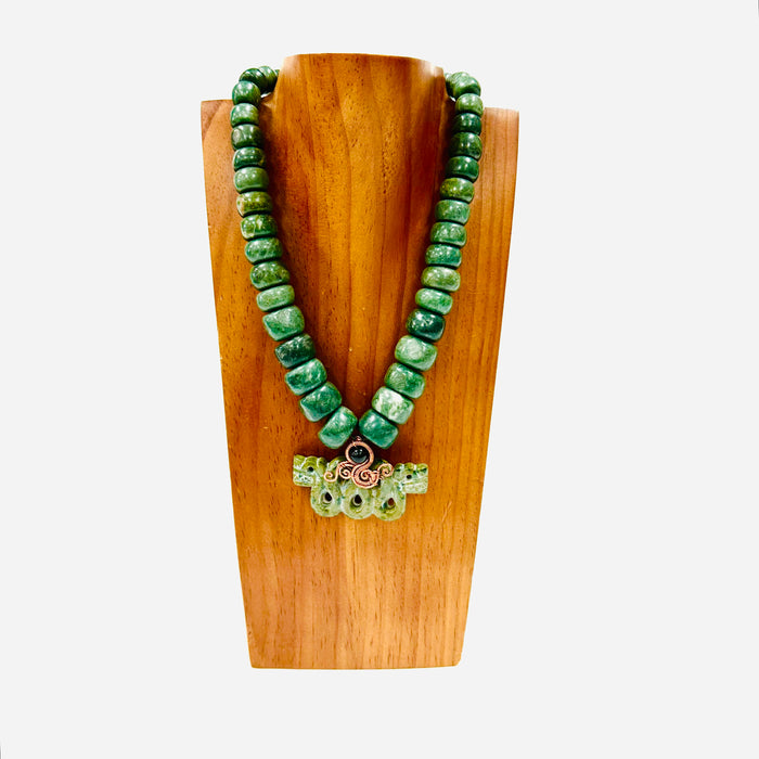 Necklace - Guatamala Jade Quetzalcoatl 61