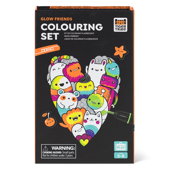 Neon Coloring Set -Glow Friends