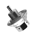 Nipple Shank - 1 3/4" Length x 3/16" Bore [Chrome] w/ Stainless Steel Flange
