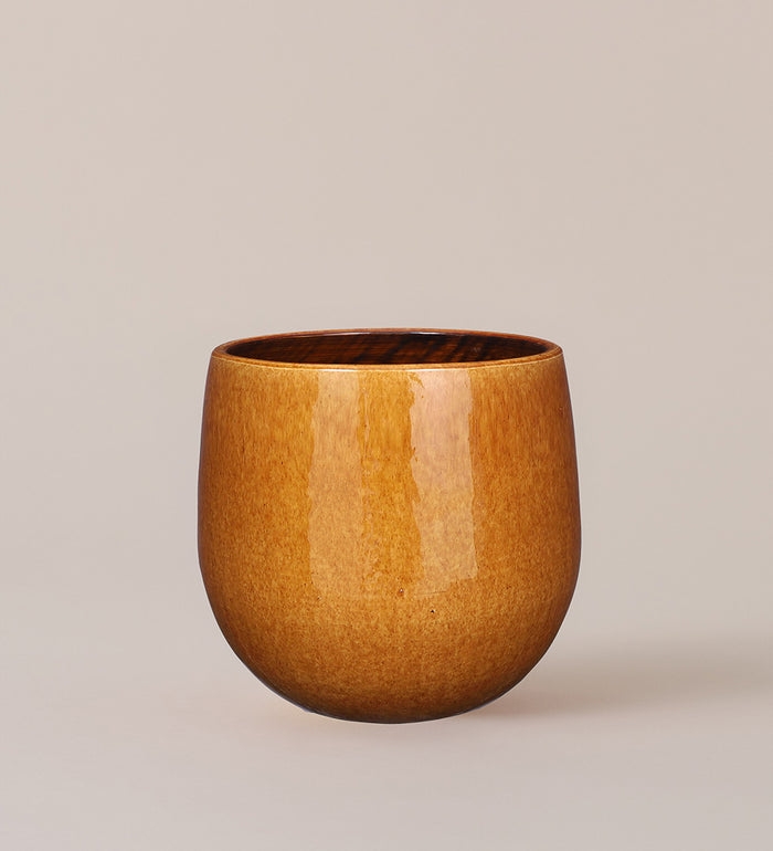 Ochre Plant Pot 14cm